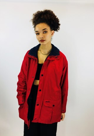 VINTAGE MUSTO POLARTEC FLEECE LINED COAT