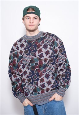 Vintage Missoni 80s 90s Wool Sweatshirt Jumper Pullover