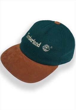 Vintage Timberland Green Fleece Cap