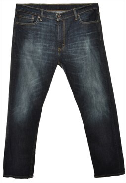 Beyond Retro Vintage Levi's Straight-Fit Dark Wash Jeans - W