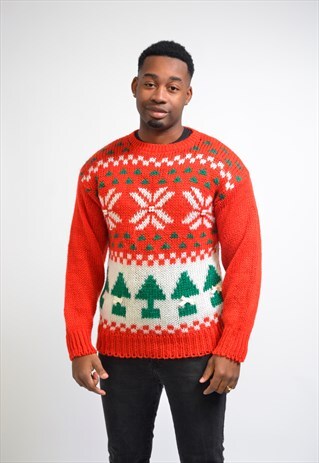 VINTAGE UGLY WINTER CHRISTMAS KNIT