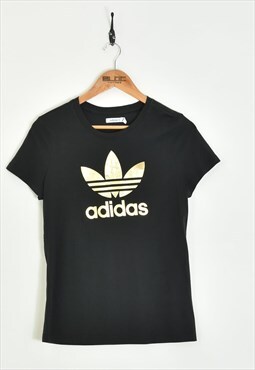 Vintage Women's Adidas T-Shirt Black XXXSmall