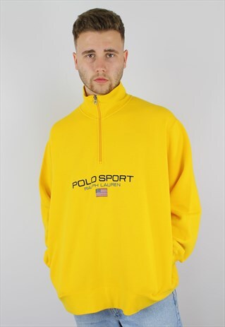 RALPH LAUREN POLO SPORT 1/4 ZIP SWEATSHIRT