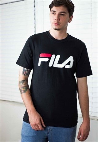 NEW FILA T-SHIRT LOGO 90S S 6.8