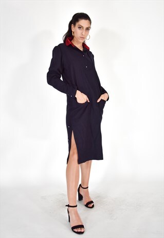 VALENTINO MISS V BLUE DRESS VINTAGE