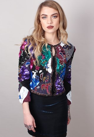 VINTAGE SEQUIN JACKET ASM1934