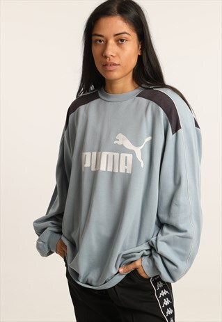 VINTAGE PUMA PRINT SPELLOUT SWEATSHIRT
