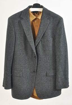 Vintage 00s HUGO BOSS tweed blazer jacket