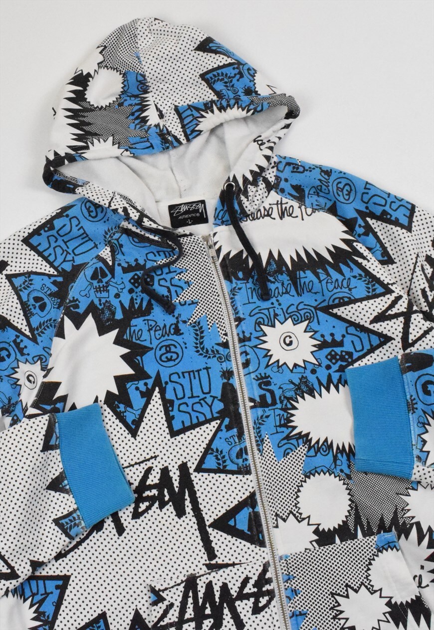 Stussy increase the online peace hoodie