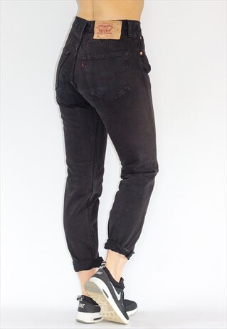 VINTAGE BLACK LEVI'S BOYFRIEND JEANS