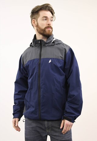 VINTAGE 1990S NAVY BLUE BOMBER JACKET