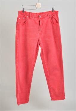 Vintage 90s jeans in red