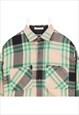 VINTAGE 90'S ARROW SPORTS SHIRT CHECK LUMBERJACK LONG