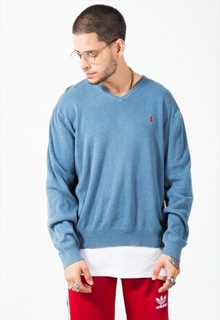 ON SALE VINTAGE 80S P. RALPH LAUREN KNITWEAR JUMPER / S0479