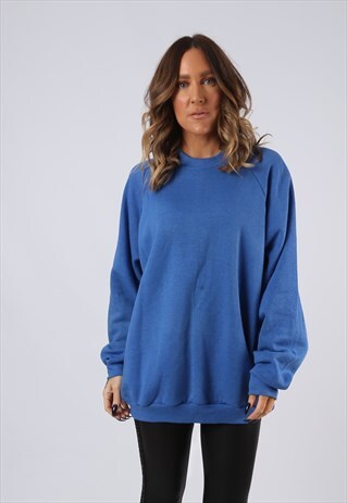 SWEATSHIRT JUMPER OVERSIZED PLAIN UK 18 XXL (GWCO)