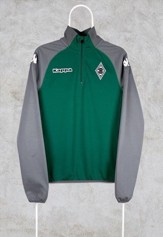 BORUSSIA MONCHENGLADBACH SWEATSHIRT 1/4 ZIP FOOTBALL SMALL