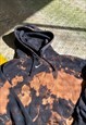 VINTAGE 90S NIKE CENTRE SWOOSH BLACK EMBROIDERED HOODIE