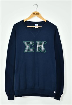Vintage College Sweatshirt Blue XXLarge