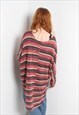 VINTAGE OVERSIZE 90'S BAGGY FIT JUMPER MULTI