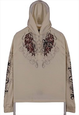 Vintage 00's Y2K Harley Davidson Hoodie Hooded Quarter