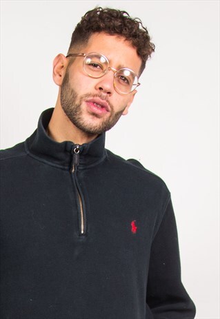 POLO RALPH LAUREN 1/4 ZIP SWEATSHIRT