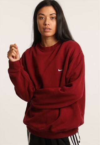VINTAGE NIKE EMBROIDERED LOGO SWEATSHIRT