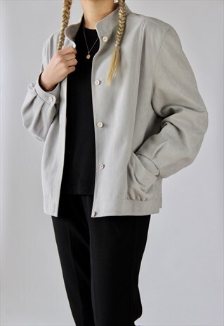 VINTAGE SOFT FEEL BUTTON UP JACKET