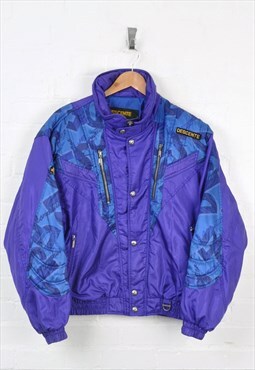 Vintage Decente Ski Jacket Purple Ladies Medium
