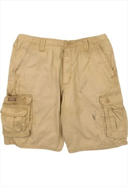 Vintage 90's Lee Shorts Baggy Chino Beige Cream 34