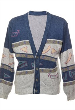 Vintage Multi-colour 1980s Cardigan - M