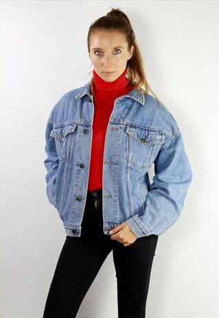 VINTAGE 90S DENIM JACKET BLUE