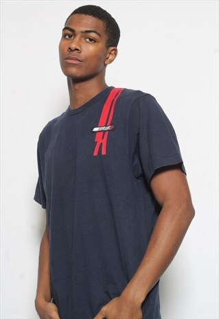 VINTAGE NIKE LOGO T-SHIRT BLUE