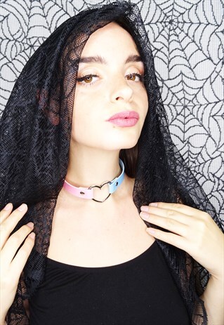PINK AND BLUE CHOKER
