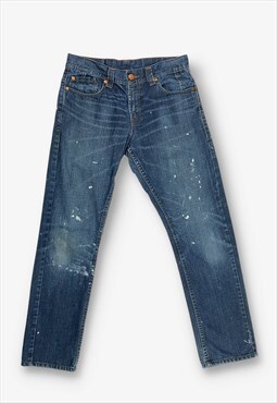 Vintage levi's 511 skinny fit paint splatter jeans BV19761
