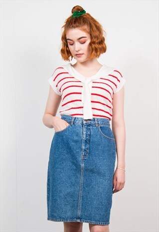 VINTAGE LEVI'S DENIM PENCIL SKIRT
