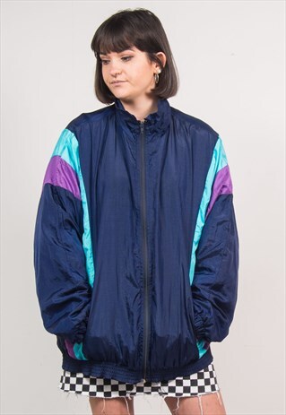 VINTAGE 90'S SHELL TRACKSUIT JACKET FESTIVAL