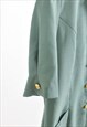 VINTAGE 80S BLOUSE IN GREEN