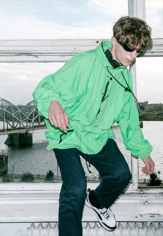 VINTAGE NEON ANORAK / 1990S