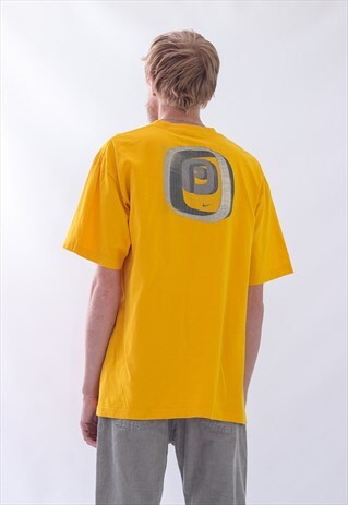 90S VINTAGE MENS NIKE PRESTO BIG LOGO T-SHIRT