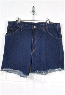 Vintage Dickies Cargo Denim Jean Shorts Blue W38