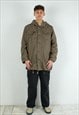 German Vintage 3XL Military Jacket Parka 2in1 Faux Sherpa