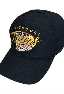 Missouri Tigers Basketball Black Vintage  Cap
