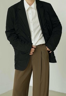 Men's Pleated design suit jacket A VOL.3