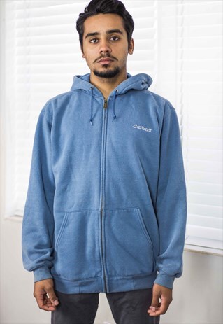 VINTAGE CARHARTT HOODIE JACKET LOGO 90S M 24.6