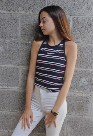 STRIPED REEBOK TOP