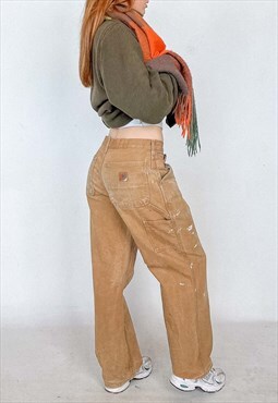 Vintage Carhartt Carpenter Pants Women's Brown