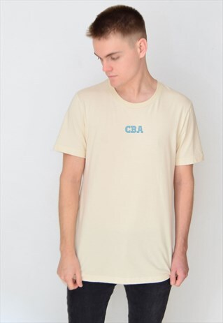 BEIGE CBA (BLUE) T-SHIRT