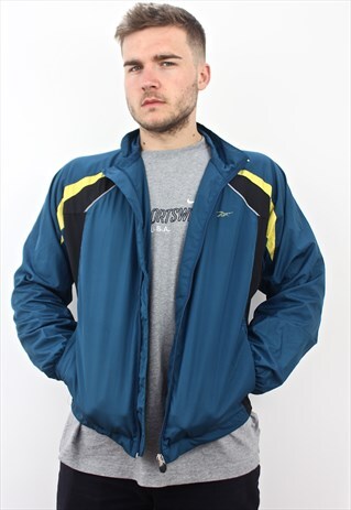 90'S BLUE RETRO FESTIVAL TRACK JACKET