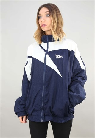 Vintage Oversized Reebok Windbreaker Jacket | Slush Vintage | ASOS ...