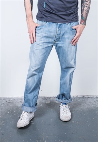 VINTAGE BLUE 501 LEVI'S JEANS